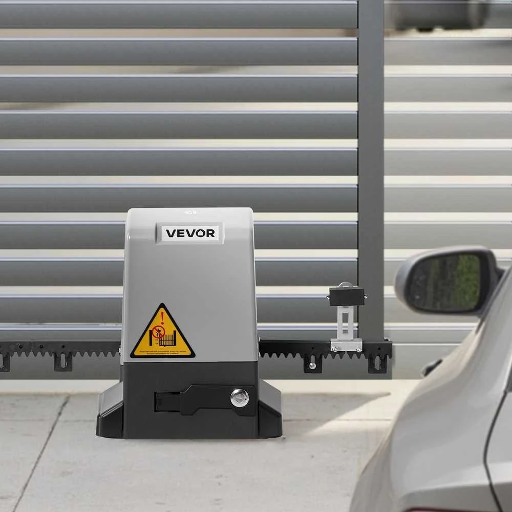 Elektrinė stumdomų vartų pavara 550W, automatinis vartų operatorius, IR jutiklis, 25m, 1500kg, kiemo vartams, slankiojantiems vartams