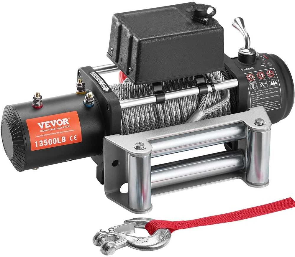 VEVOR Elektrinė gervė sunkvežimiui 6123 kg plieninė IP65