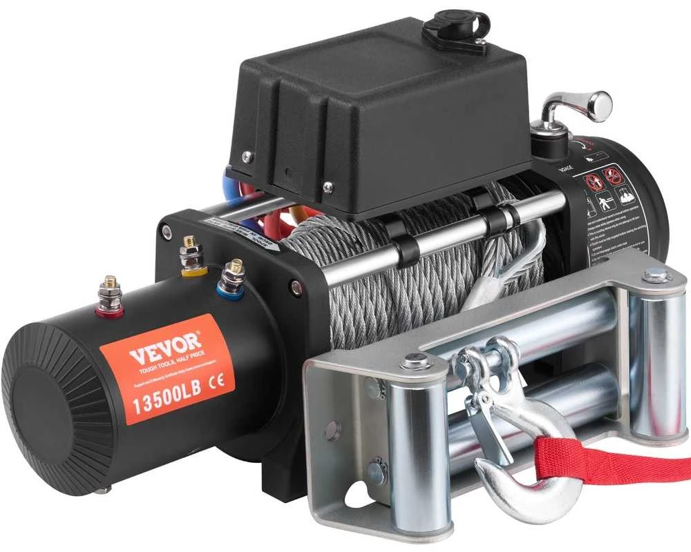 VEVOR Elektrinė gervė sunkvežimiui 6123 kg plieninė IP65
