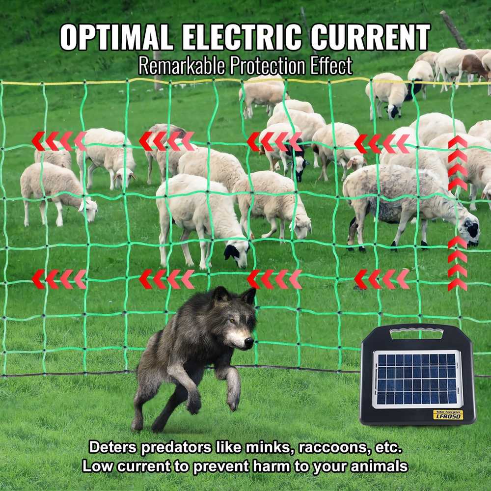 VEVOR Elektrinė tvora tinklas ūkiams ir sodams