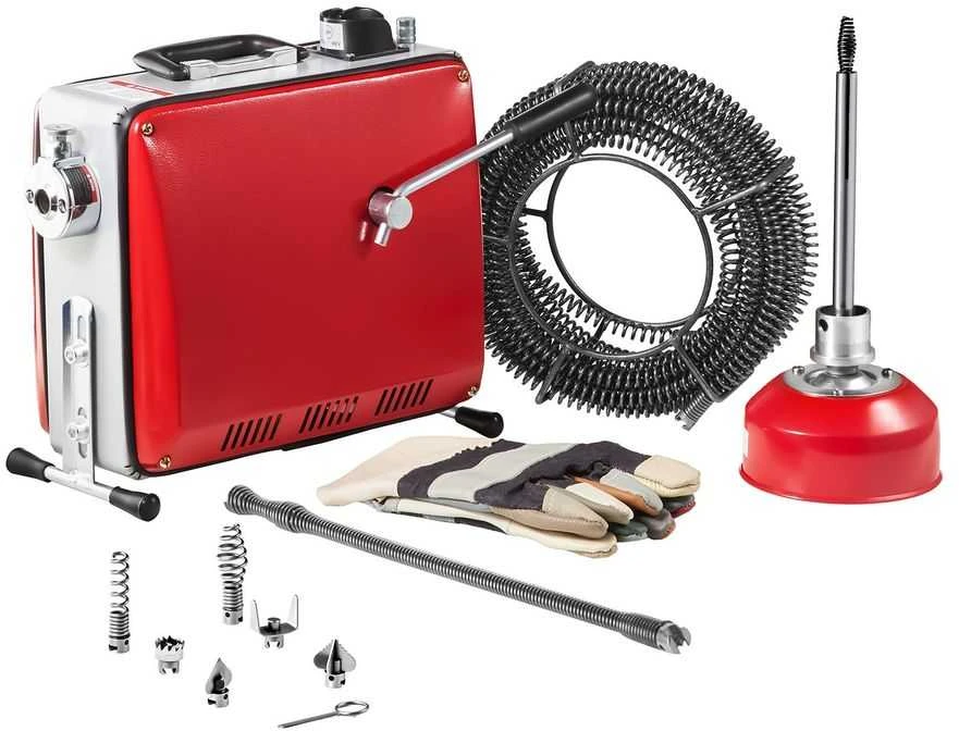 VEVOR Vamzdžių valymo mašina 400W, 1400RPM
