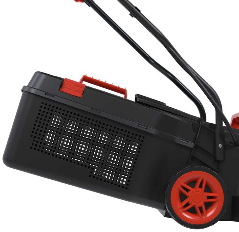 Elektrinė vejapjovė, 1300W, 320mm pjovimo plotis, 3 padėčių aukščio reguliavimas, lengva sodo vejapjovė, kompaktiška elektrinė vejapjovė