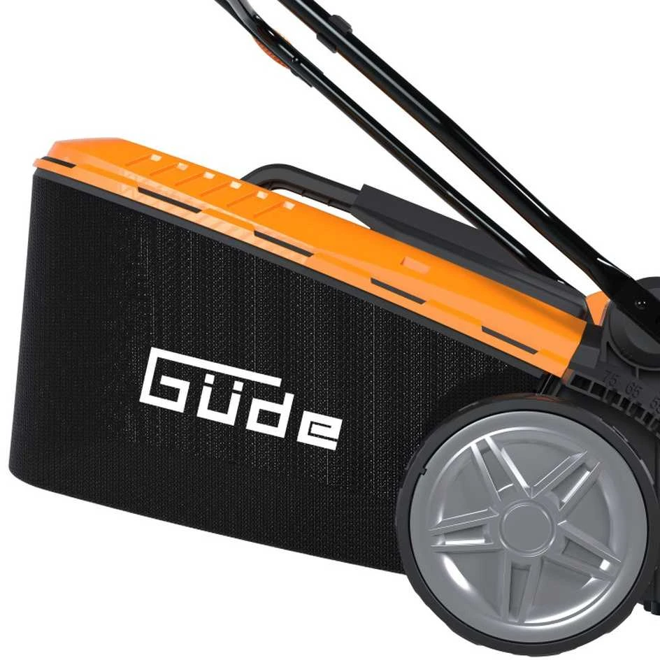 Elektrinė vejapjovė, 1600W, 38cm pjovimo plotis, su žolės surinkimu, reguliuojamas pjovimo aukštis, skirta namų sodui