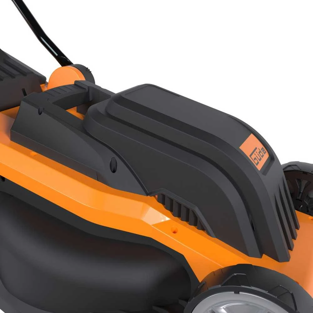 Elektrinė vejapjovė, 1600W, 38cm pjovimo plotis, su žolės surinkimu, reguliuojamas pjovimo aukštis, skirta namų sodui