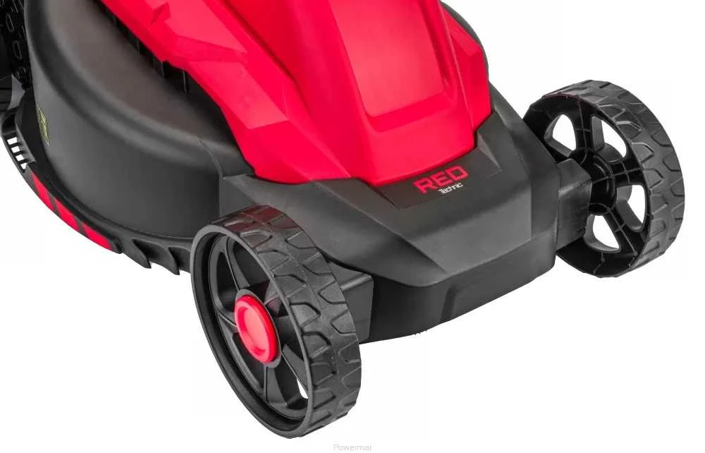 Elektrinė vejapjovė, 2200W su laidu, 32cm pjovimo plotis, su 30L surinkimo krepšiu, reguliuojamas aukštis