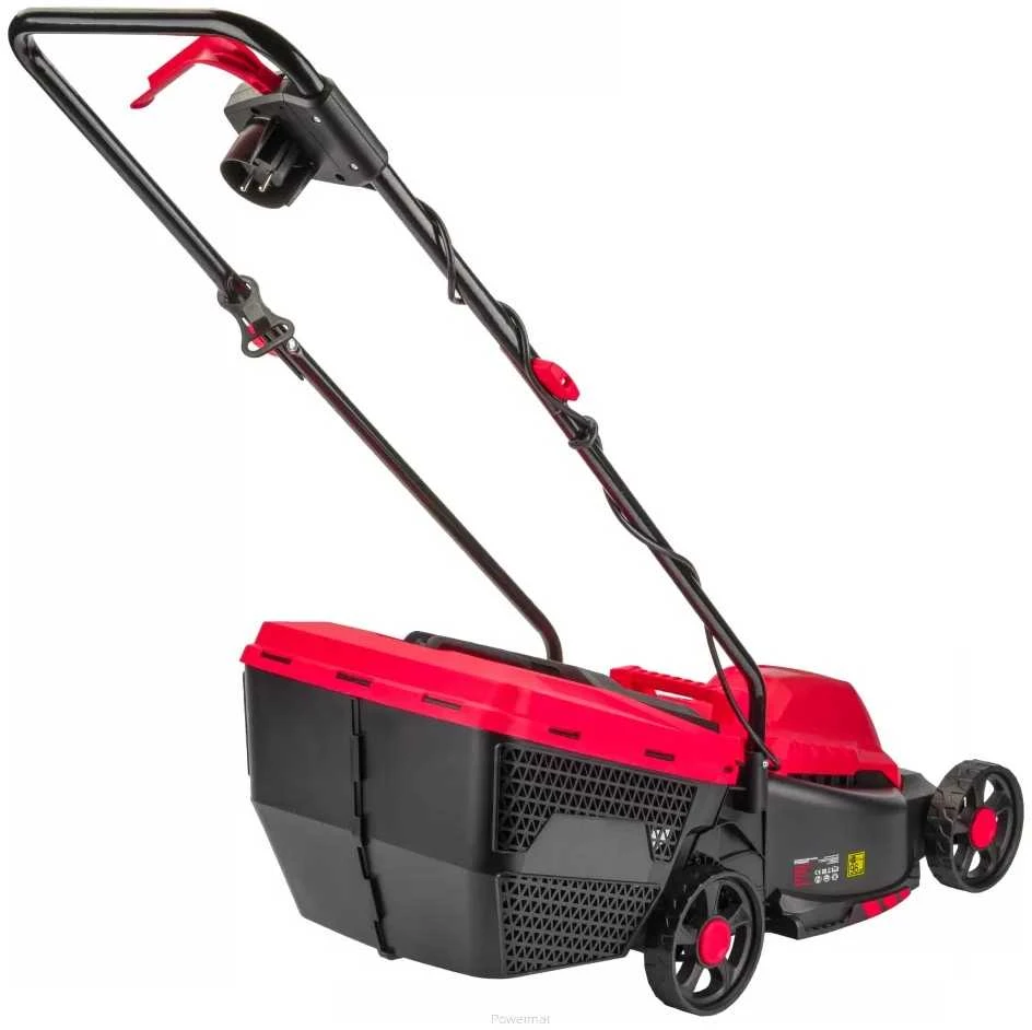 Elektrinė vejapjovė, 2200W su laidu, 32cm pjovimo plotis, su 30L surinkimo krepšiu, reguliuojamas aukštis