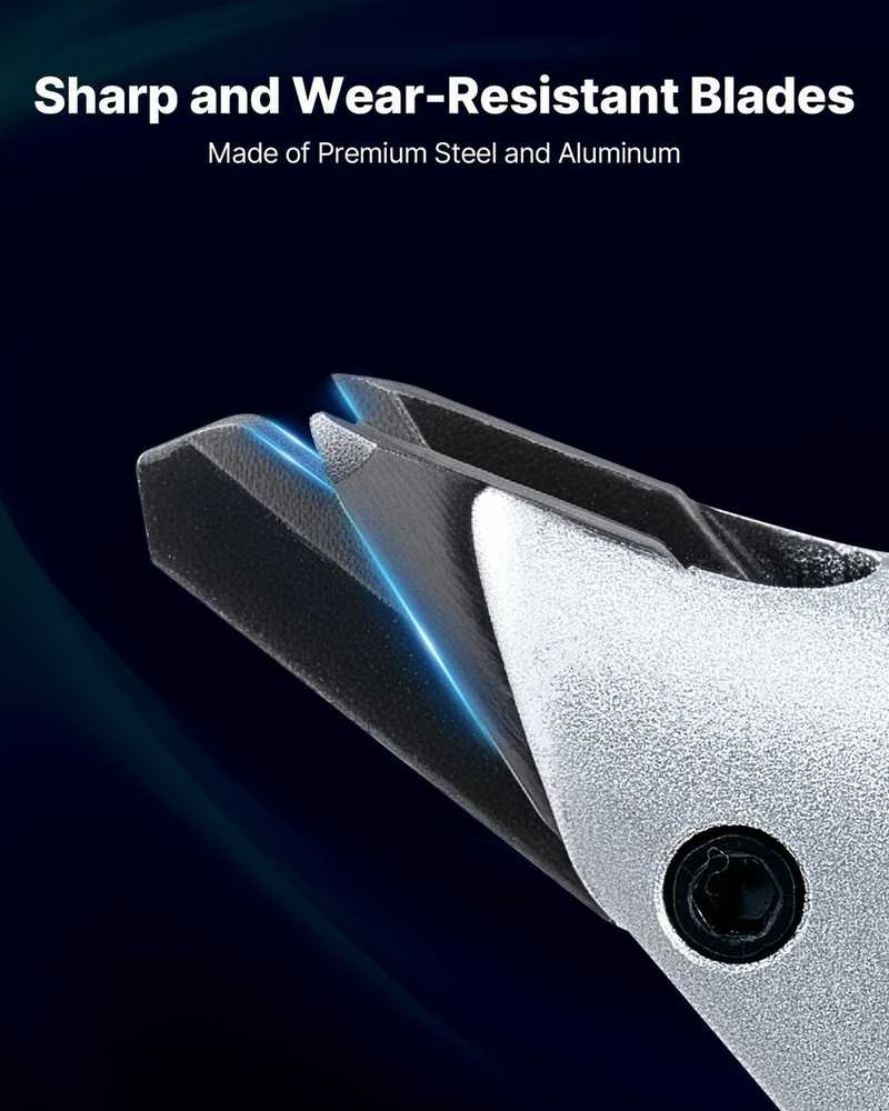 Elektrinės metalo žirklės, akumuliatorinis skardos pjaustytuvas, profesionalus metalo pjovimo įrankis, kintamo greičio metalo žirklės, 1.22 mm cinkuoto plieno pjaustytuvas