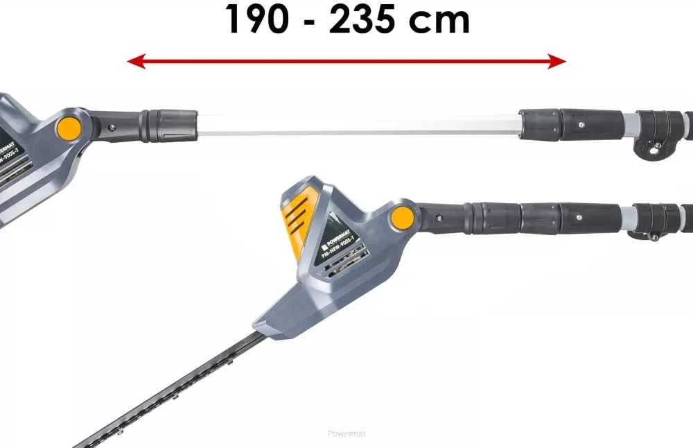 Powermat Elektrinės gyvatvorių žirklės teleskopinės, 900W