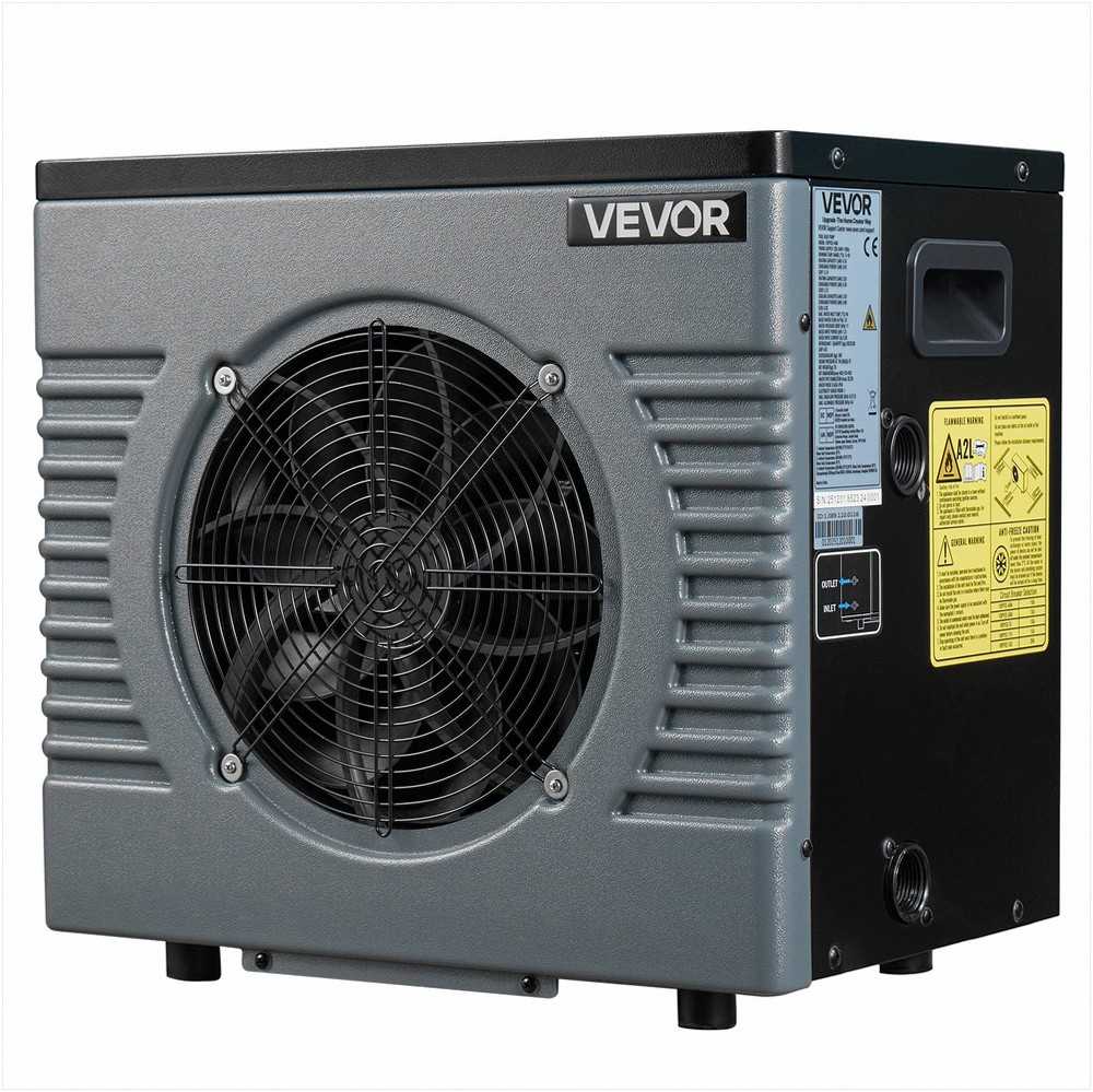 Elektrinis baseino šildytuvas antžeminiams baseinams, 4920 W galia, tylus veikimas su GFCI apsauga, šildymo temperatūra 15-40 ℃, baseino šilumos siurblys, vandens šildymo įranga