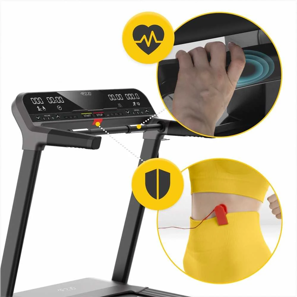 Elektrinis bėgimo takelis, namų naudojimui, sulankstomas bėgimo aparatas, kardio fitneso įranga, kompaktiška sporto įranga