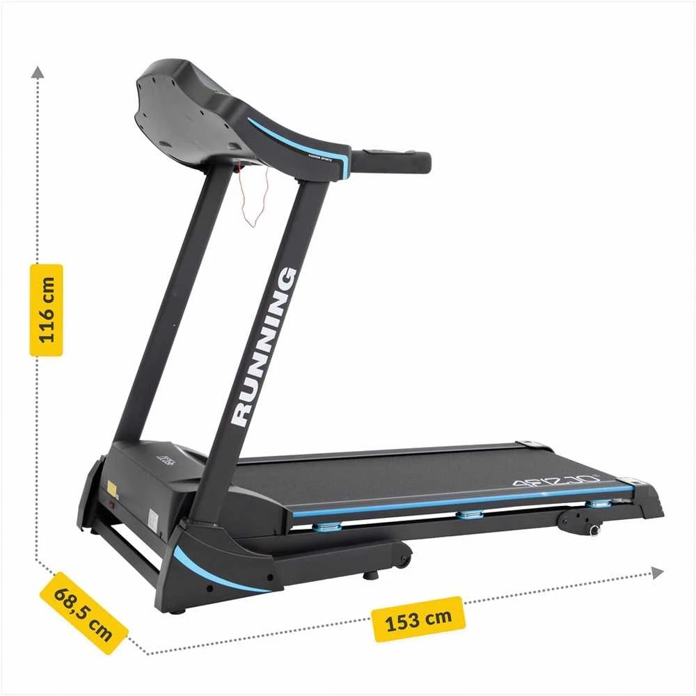4Fizjo Elektrinis bėgimo takelis, skirtas naudoti namuose, sulankstomas bėgimo aparatas, kardio treniruoklis, kompaktiškas treniruoklis