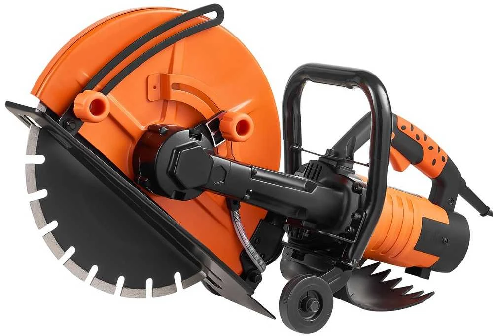 Elektrinis betono pjaustytuvas 3200W, 35.5 cm, šlapias/sausas pjovimas, betono, plytų, blokelių pjaustyklė