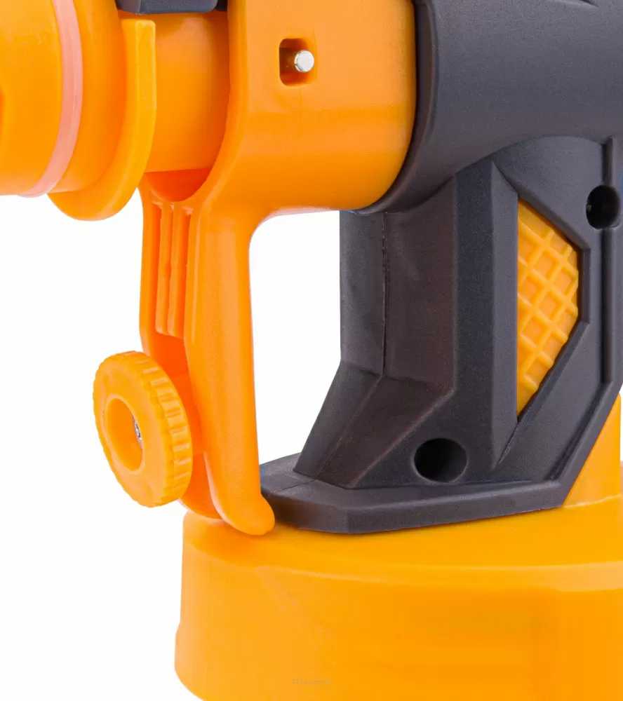 Elektrinis dažų purškimo pistoletas, namų naudojimui, su 3 antgaliais, 800ml bakas, 550W galia