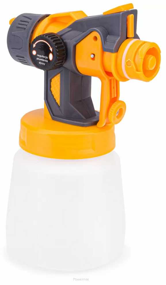 Elektrinis dažų purškimo pistoletas, namų naudojimui, su 3 antgaliais, 800ml bakas, 550W galia