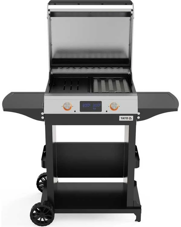Toya Sa Poland Elektrinis grilis | 2300W | LED panelė | 2 zonos | Yatomi (YG-20071)