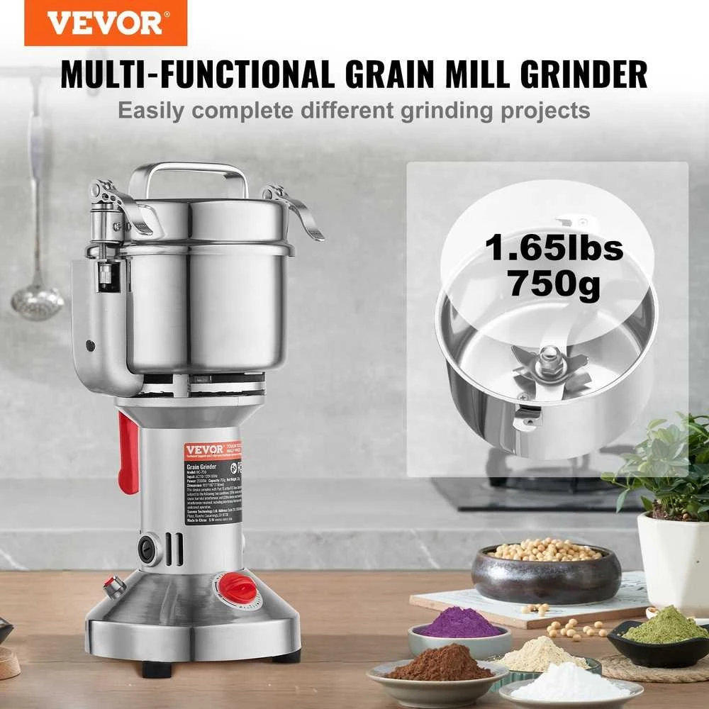 VEVOR 750g komercinis prieskonių malūnėlis