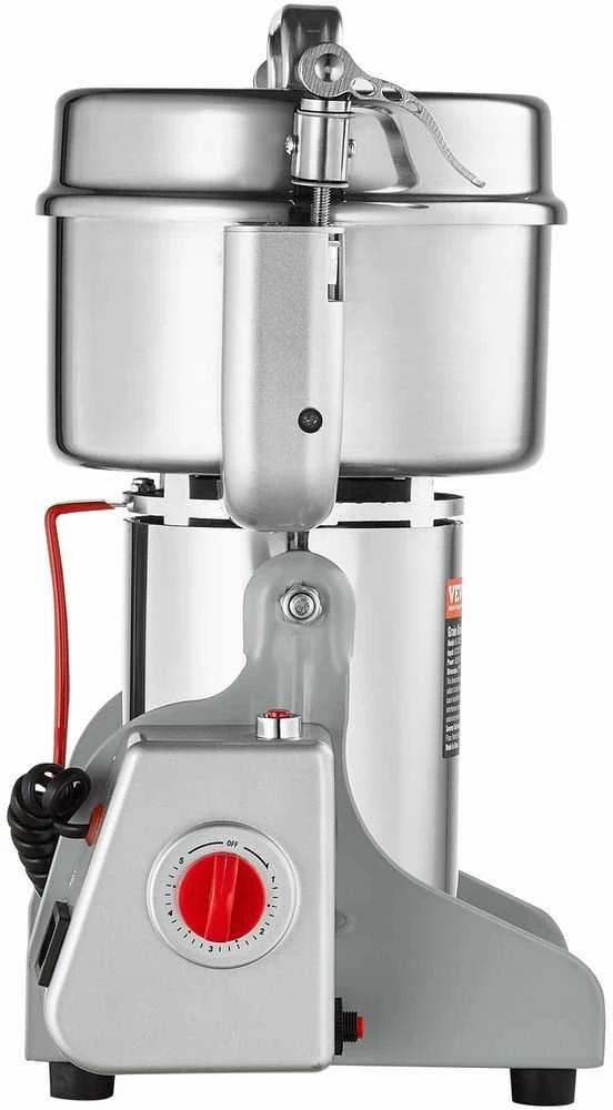 Elektrinis grūdų malūnėlis, 750g talpa, 2000W didelės spartos, nerūdijančio plieno prieskonių smulkintuvas, kavai, javams, pipirams, komercinis grūdų malūnėlis
