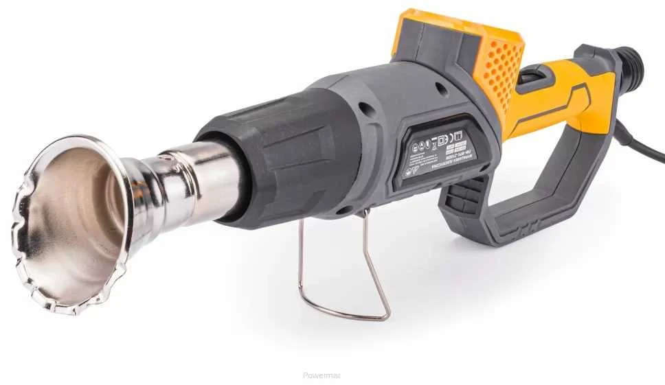 Elektrinis karšto oro pistoletas 3-in-1, 2000W, su 5 antgaliais, piktžolių deginimui, grilio uždegimui, dažų šalinimui, karšto oro pistoletas