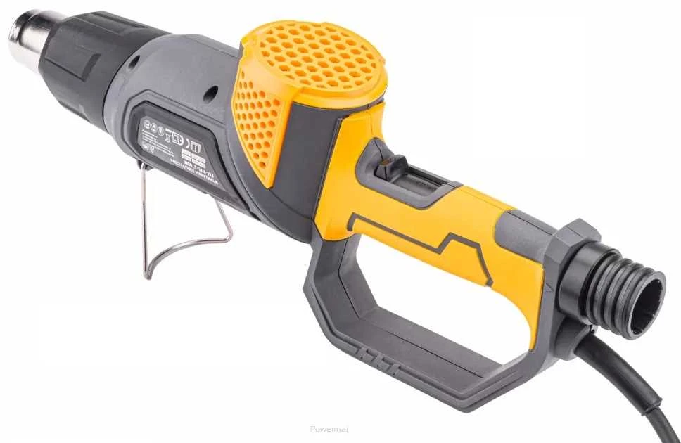 Elektrinis karšto oro pistoletas 3-in-1, 2000W, su 5 antgaliais, piktžolių deginimui, grilio uždegimui, dažų šalinimui, karšto oro pistoletas