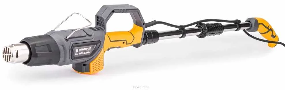 Elektrinis karšto oro pistoletas 3-in-1, 2000W, su 5 antgaliais, piktžolių deginimui, grilio uždegimui, dažų šalinimui, karšto oro pistoletas