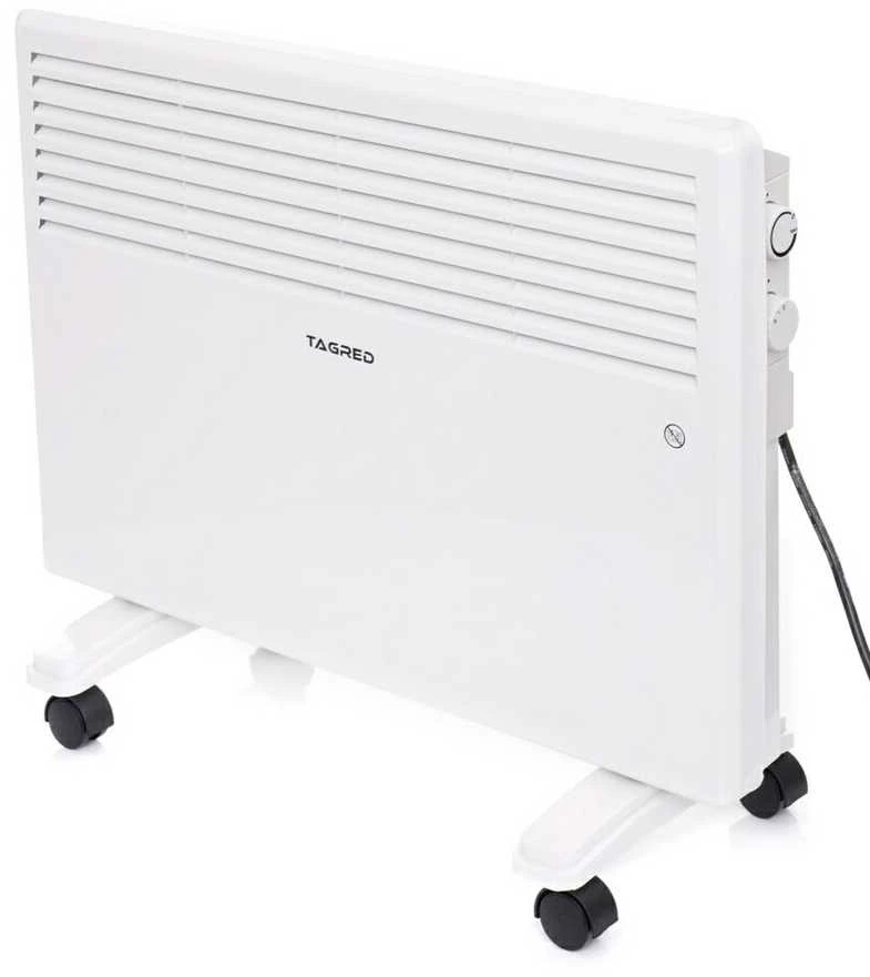 Elektrinis konvekcinis šildytuvas, 1500W, baltas, nešiojamas, reguliuojamas termostatas, greitas šildymas