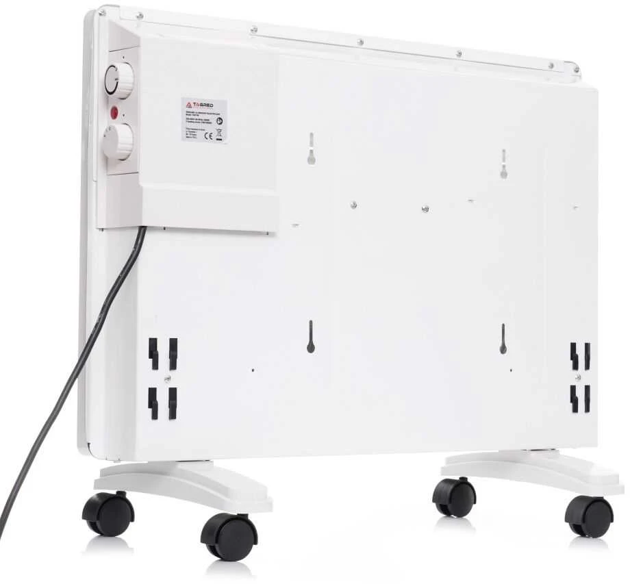 Elektrinis konvekcinis šildytuvas, 1500W, baltas, nešiojamas, reguliuojamas termostatas, greitas šildymas