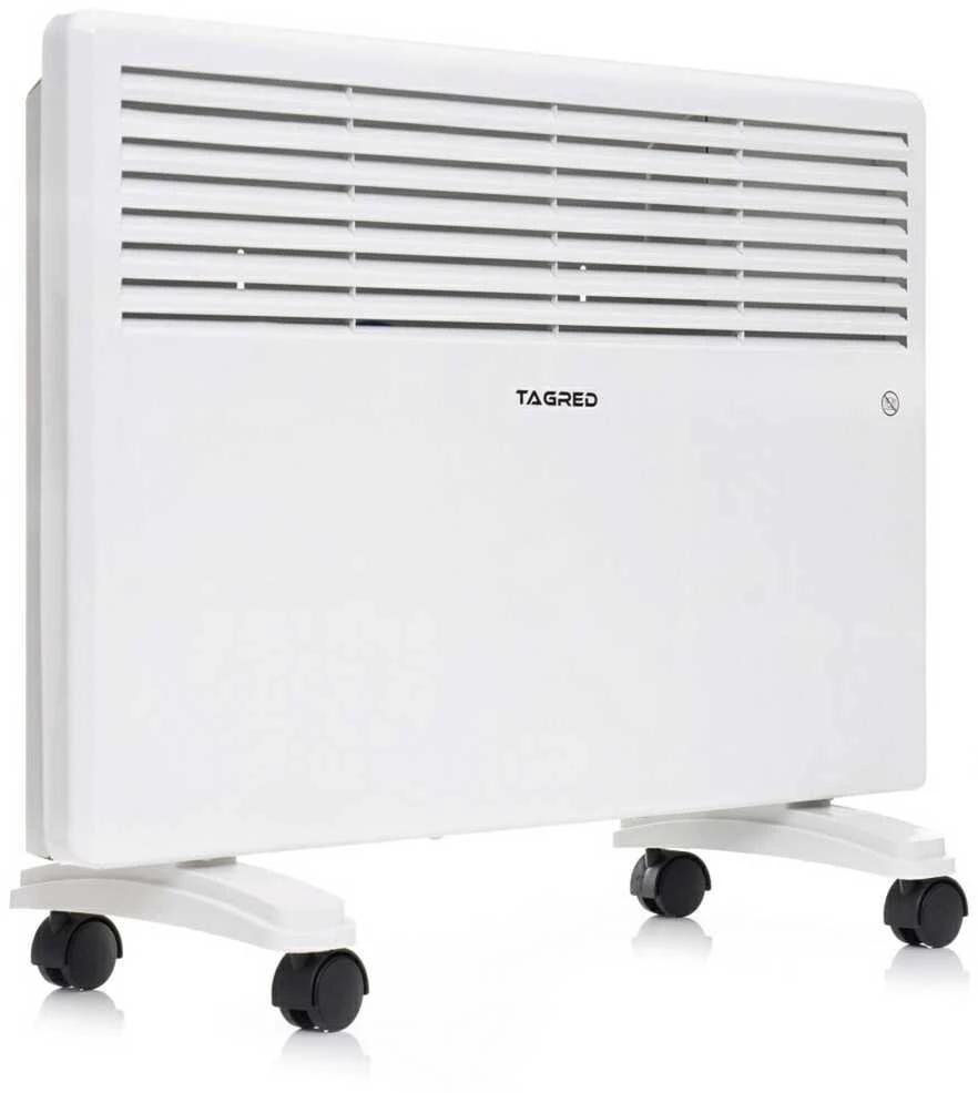 Elektrinis konvekcinis šildytuvas, 1500W, baltas, nešiojamas, reguliuojamas termostatas, greitas šildymas