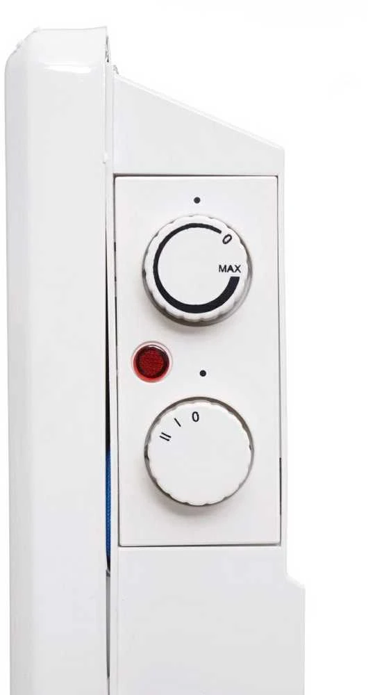 Elektrinis konvekcinis šildytuvas, 1500W, baltas, nešiojamas, reguliuojamas termostatas, greitas šildymas