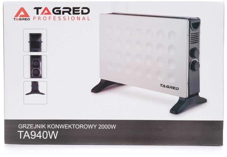 Elektrinis konvekcinis šildytuvas, 2000W, reguliuojamas termostatas, nešiojamas kambario šildytuvas, apsauga nuo užšalimo, namų ir biuro šildymas