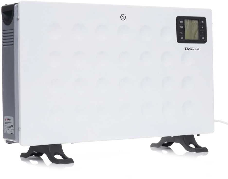 Elektrinis konvekcinis šildytuvas, su nuotolinio valdymo pultu, LCD laikmatis, 2000W, nešiojamas šildytuvas namams, energiją taupantis šildytuvas, tylus konvekcinis radiatorius