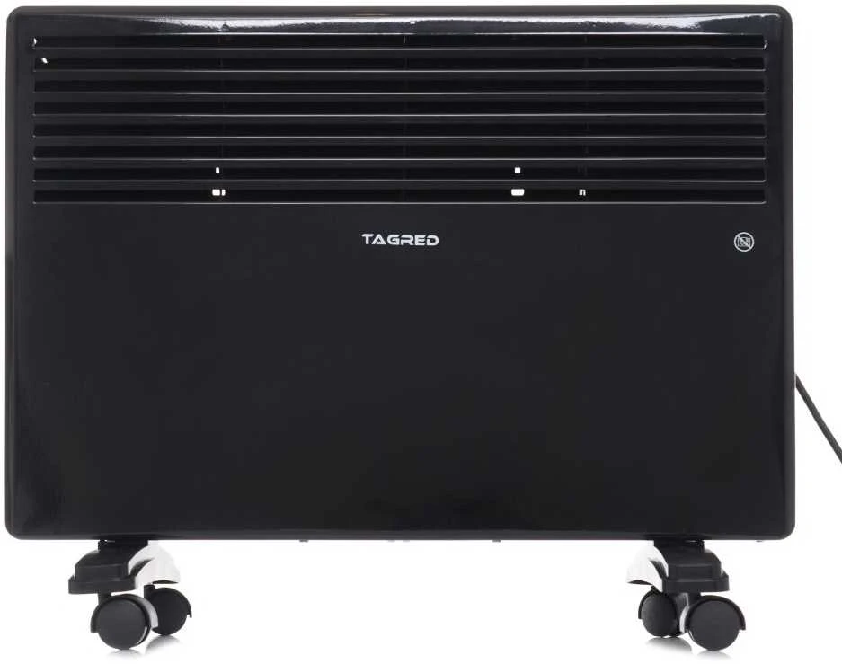 Elektrinis konvekcinis šildytuvas su termostatu, 1500W reguliuojamas šildytuvas, juodas sieninis šildytuvas, nešiojamas elektrinis šildytuvas