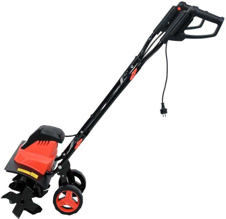 Elektrinis kultivatorius 45 cm, skirtas sodo darbams, su 1500W varikliu, elektrinis sodo kultivatorius, elektrinis dirvos kultivatorius