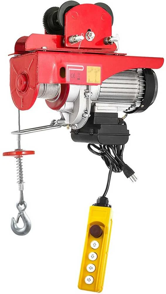 Elektrinis lyninis keltuvas su vežimėliu, 1000 kg, nuotolinio valdymo, galingas, pramoninis, kranas, telferis