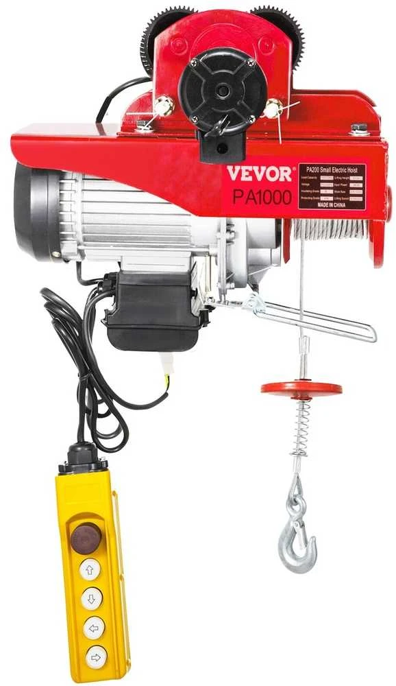 Elektrinis lyninis keltuvas su vežimėliu, 1000 kg, nuotolinio valdymo, galingas, pramoninis, kranas, telferis