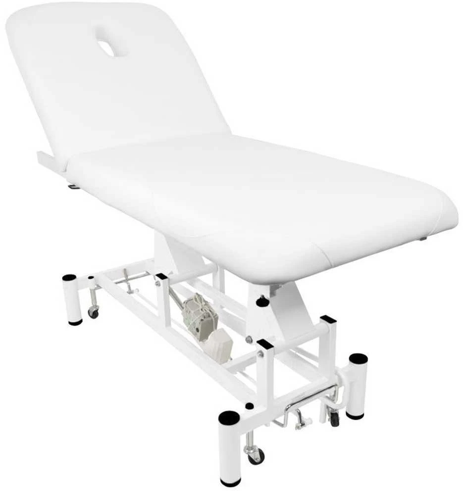 Activeshop Elektrinis masažo stalas AZZURRO MASSAGE BED 1 MOTOR Baltas
