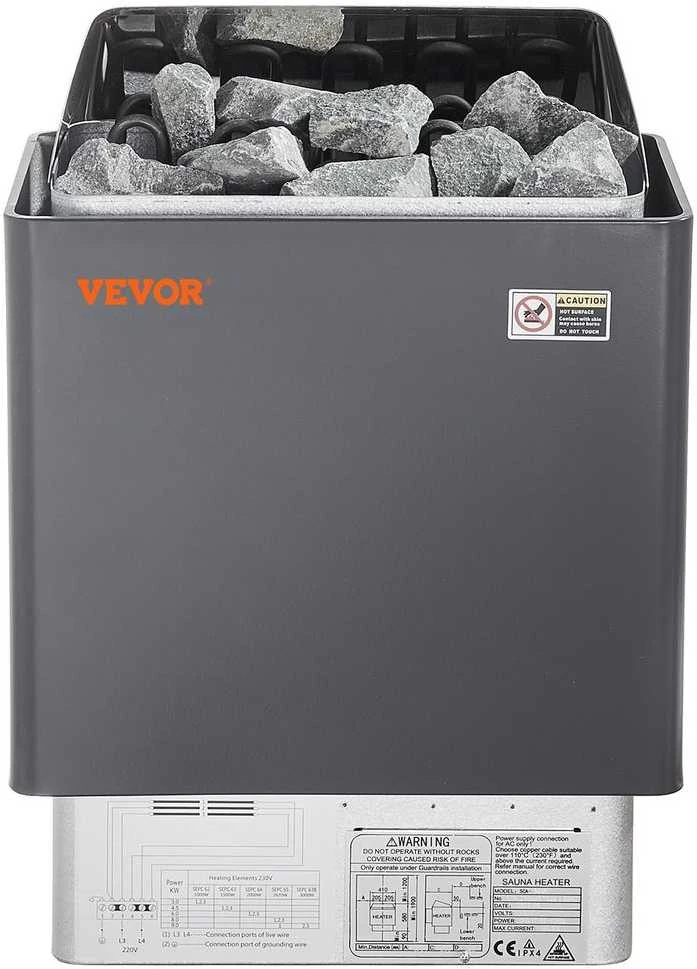Elektrinis pirties šildytuvas, 8kW, 400V, skaitmeninis valdiklis, namams, SPA, vidaus ir lauko naudojimui, nešiojama pirties krosnelė, 8-12 m³ pirties tūris