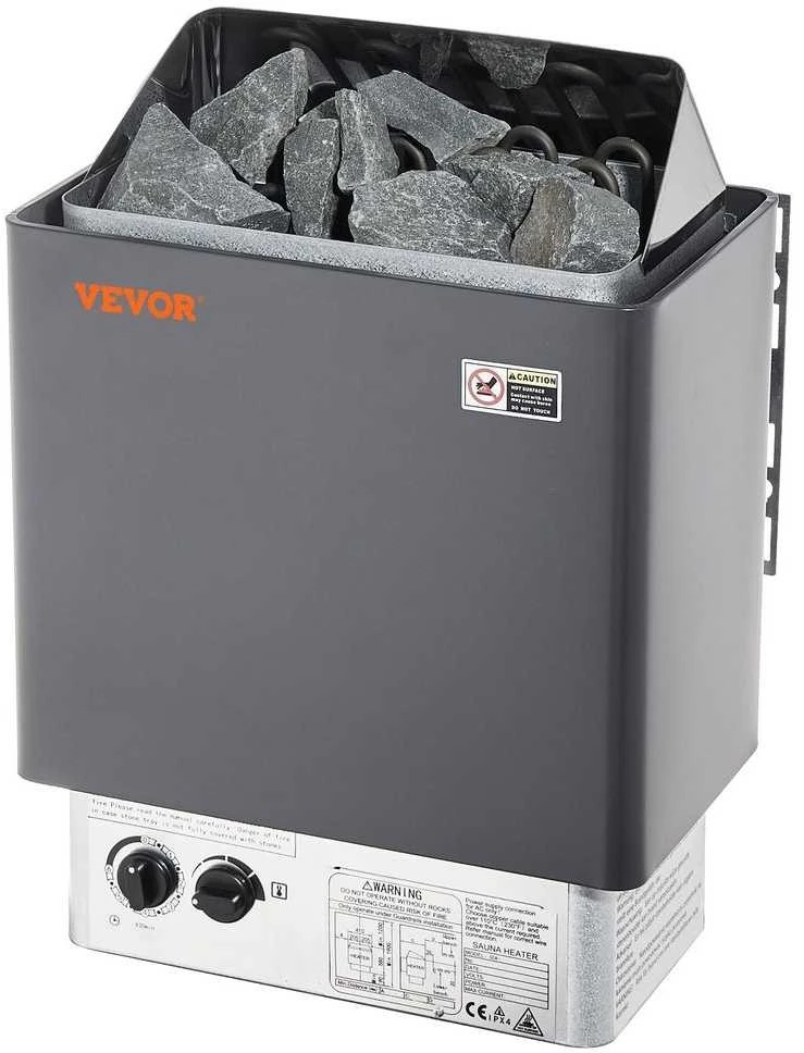 VEVOR 8kW elektrinė pirties krosnelė su valdymu