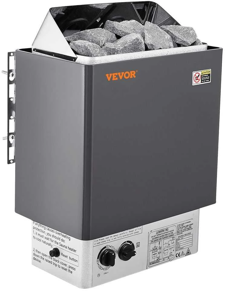 VEVOR 8kW elektrinė pirties krosnelė su valdymu