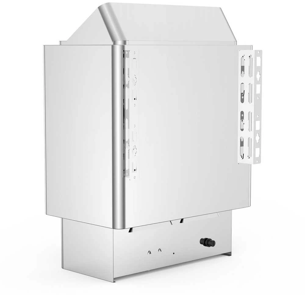 Elektrinis pirties šildytuvas, 9kW, nerūdijantis plienas, skirtas naudoti namuose, drėgnos ir sausos pirties krosnelė, reguliuojama temperatūra ir laikas
