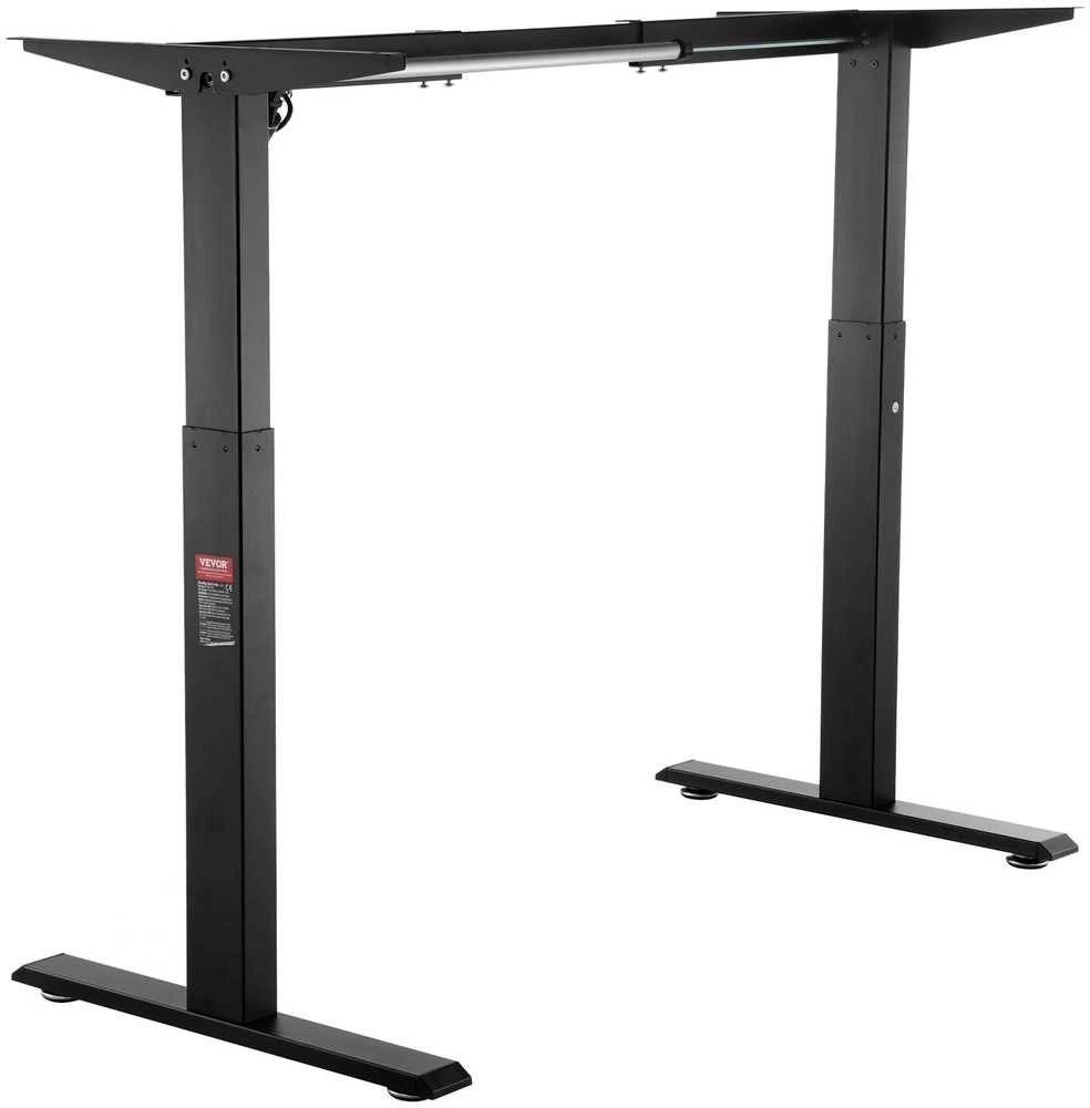 Elektrinis stovimo stalo rėmas, reguliuojamo aukščio darbo vieta, 70-117 cm, plieno rėmas, sėdimo-stovimo stalo keitiklis, ergonomiškas stalo rėmas