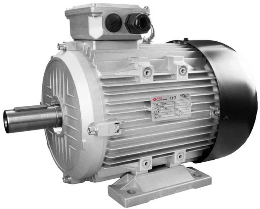 Elektrinis variklis, 7.5 kW, 400V, Trifazis asinchroninis variklis kompresoriams, Pramoninis elektrinis variklis, Didelio efektyvumo variklis