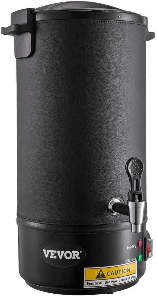 Elektrinis vaško lydymo puodas, 10 l, žvakių gamybai, sojų vaško, muilo, kremų gamybai