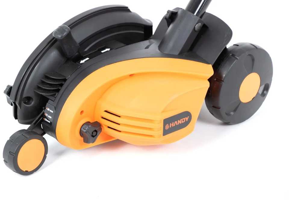 Elektrinis vejos bortų pjoviklis su šepetėliu, 1200W, vejos krašto formavimo įrankis, bortų apipjovėjas