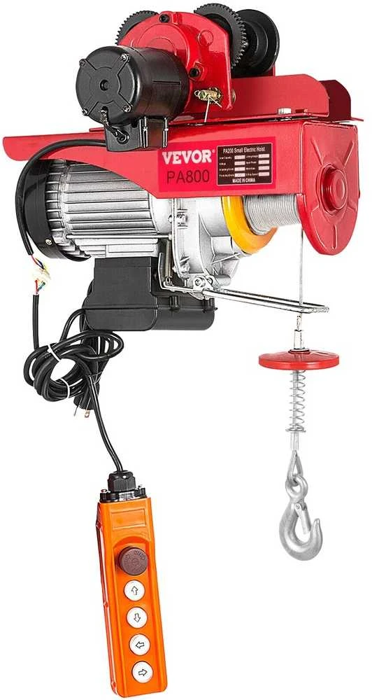 VEVOR 800 kg elektrinis keltuvas su vežimėliu 1300W