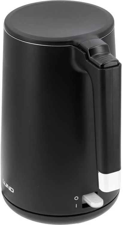 Elektrinis virdulys 1,5 l, vėsus liesti, 2200 W, belaidis virdulys, juodas elektrinis virdulys