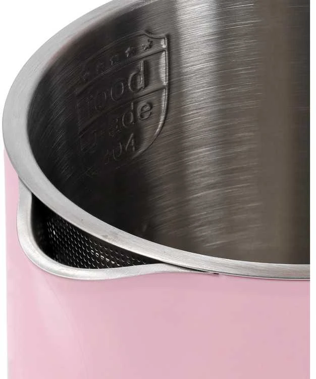 Elektrinis virdulys 1,5 l, vėsus paviršius, 2200 W, rožinis virdulys, belaidis virdulys