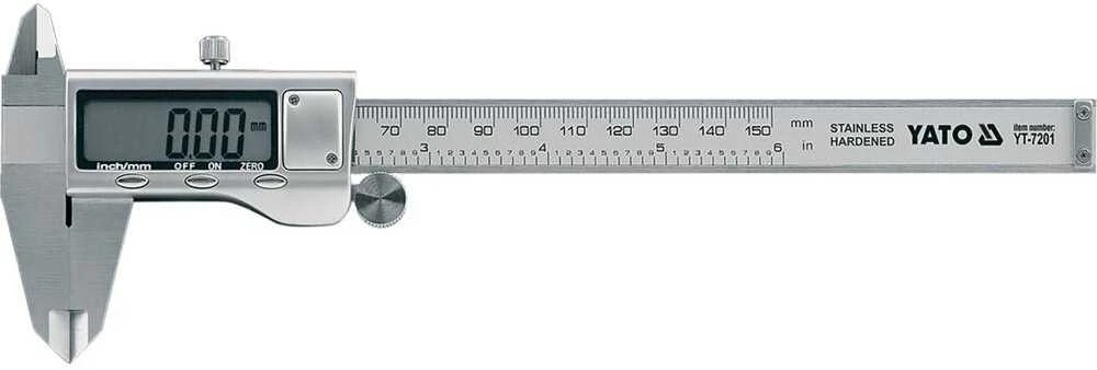 Elektroninis slankmatis Yato YT-7201 150mm