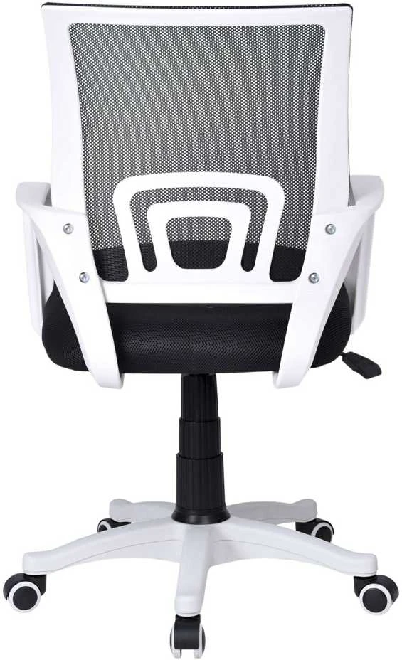 Ergonomiška biuro kėdė, balta/juoda, reguliuojamas aukštis, atlošiama nugara, TILT mechanizmas, tinklinė nugara, darbo kėdė, kompiuterio kėdė