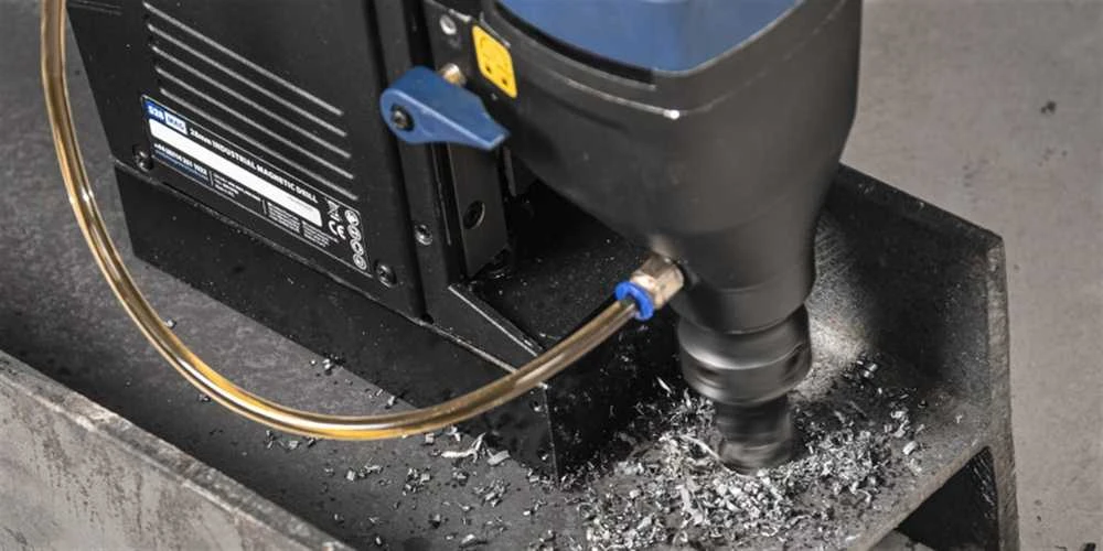 Evolution Magnetinis gręžtuvas metalui, su 1200W varikliu, kompaktiškas dizainas, metalo gręžtuvas, magnetinis gręžimo presas