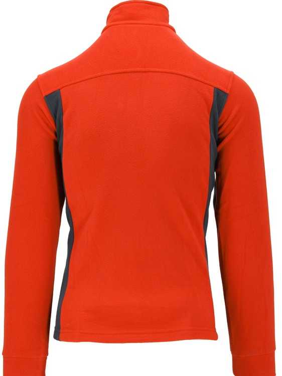 Fleece striukė, švelniai rožinė, S dydis, dviejų spalvų dizainas, poliesterio fleece striukė, raudona ir juoda darbo striukė